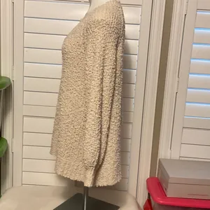 Cozy Cream V-Neck Sweater thumbnail 5