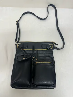 Classic Black Crossbody Shoulder Bag thumbnail 1