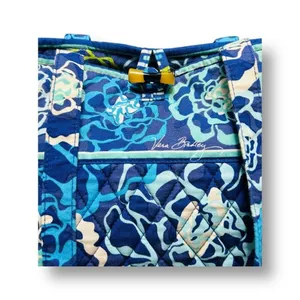 Vera‎ Bradley Katalina Blues Quilted Floral Tote Bag Travel Shoulder Purse Boho thumbnail 5