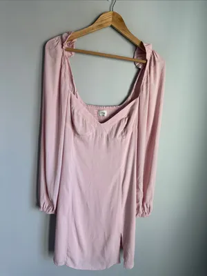 Aritzia Wilfred Novella Dress in Poetic Pink 4 thumbnail 3