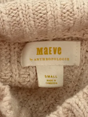 Anthropologie Maeve The Dakotah Oversized Turtleneck Sweater thumbnail 4