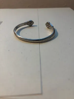 Kendra Scott Silver Open Cuff with White Howlite Accents thumbnail 2