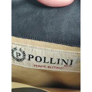 Vintage 90s black leather Pollini Knee high Boots sz 38.5 /7.5 thumbnail 9