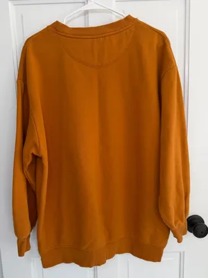 Out From Under Urban Outfitters Oversized Crewneck Sweatshirt Rust M thumbnail 6