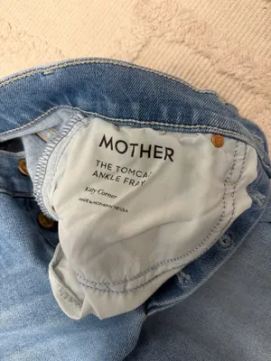 MOTHER Denim Fray Jeans thumbnail 4