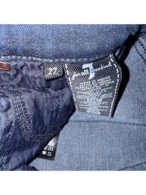 7 For All Mankind Gwenevere Dark Wash Denim Skinny jeans size 27 thumbnail 8