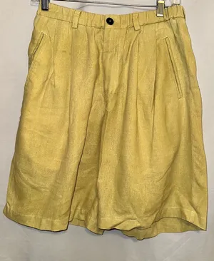 Patagonia Women's Size Medium Yellow Island Hemp Shorts 8" Drawstring Pockets thumbnail 1