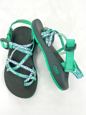 Chaco ZX/2 Classic Mint Green Purple Geo Pattern Strappy Hiking Sandals Size 7 thumbnail 8