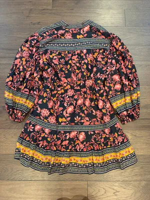 NWT- Alice + Olivia 'Sedona' Floral Mini-Dress, Fall Into You - Size 8 - C30-104 thumbnail 9
