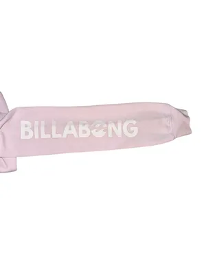 Billabong Light Pink Sleeve Logo Pullover Sweatshirt thumbnail 5