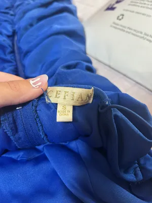 Short Formal Dress Blue thumbnail 3