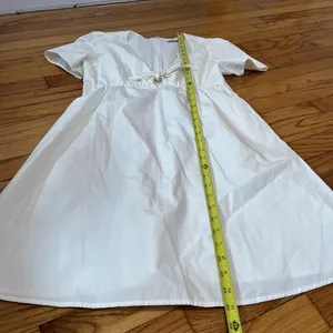 Madewell NWT Tie-Front Mini Dress‎ in White Size 0 thumbnail 8