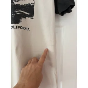 Brandy Melville Off The Lip South Bay California Surfer Ringer T-Shirt Cream‎ OS thumbnail 3