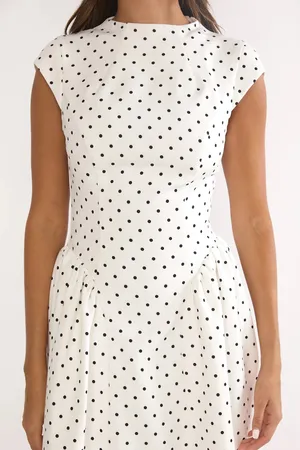 Selfie Leslie Polka Dot Maxi Dress thumbnail 3