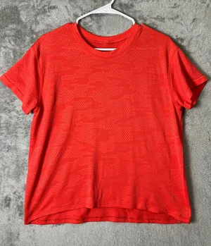 Lululemon Breeze By Short Sleeve *Squad Thermal Red Size 6 Athleisure Work‎ Out thumbnail 1