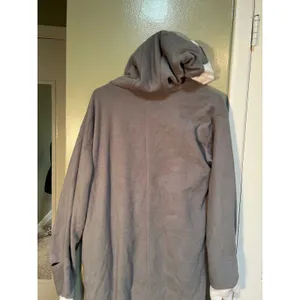 Unisex Adult Sz Small Gray Sloth Cosplay One Piece Pajamas Costume Snap Up Long thumbnail 9