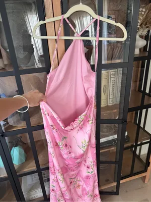 Peppermayo Pascal Maxi Dress Halter wedding guest drape open back Floral Print thumbnail 8