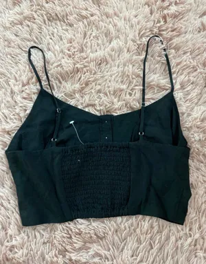 Black Crop Top Size M thumbnail 2