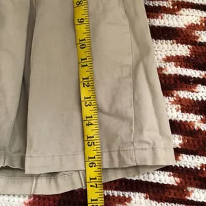 2000s Y2K Cherokee pleated beige khaki mini schoolgirl preppy academia skort skirt w/shorts coquette high rise gothic thumbnail 5