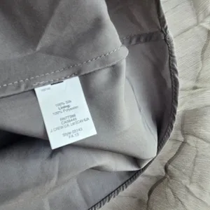 J. Crew NWT 47S Nadia Strapless Silk Chiffon‎ Dress Graphite Grey Notched Size 0 thumbnail 5