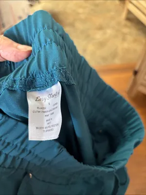 Caribbean Blue Cargo Pants 
 - Drawstring Waist Small thumbnail 5