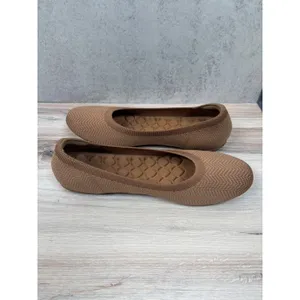 VIVAIA Claire Round Toe Flats NEW Size 43 US 11 Knit Chevron Slip On thumbnail 8