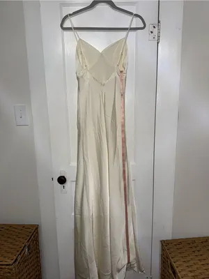 Lulus Ivory Slip Maxi Dress with Spaghetti Straps thumbnail 5