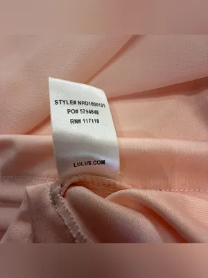 LULUS Women Air of Romance Peach Sleeveless Chiffon Maxi Dress Size XS thumbnail 6