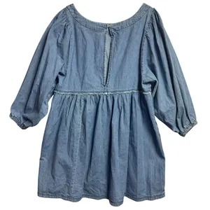 Get Obsessed Cotton Denim Mini Dress- Women's Size Medium thumbnail 2