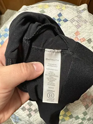 Athleta Black High-Neck Crop Sports Bra thumbnail 4
