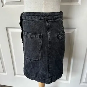 Free People Don’t Get Me Wrong black denim skirt size 27 thumbnail 9