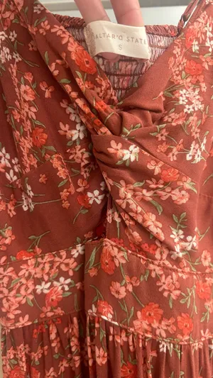 Altar'd State Floral maxi dress thumbnail 3