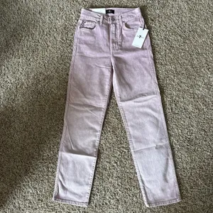 7 For All‎ Mankind Womens Size 24 Pink Stonewash Cropped Straight Leg Jeans NWT thumbnail 2