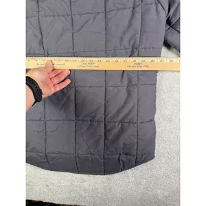 Roots Canada Women's M Charcoal Down Feather Quilted Puffer Snap Warm Jacket* thumbnail 10
