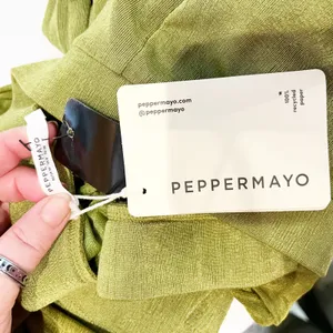 Peppermayo Wrap Tie Crop Bra Top and High Rise Flare Pants Matching Set Green 6 thumbnail 3