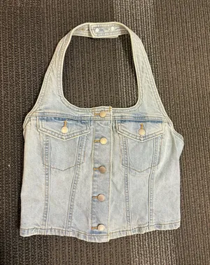 Denim top Blue Size XS thumbnail 1