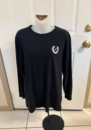 Med VS PINK black LS Tee thumbnail 1
