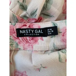 Nasty Gal Pink Floral Maxi Skirt thumbnail 7