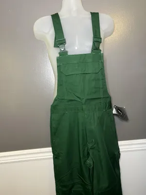Mascot Newark Overalls Mens C48 33x30 Green Workwear Bib Knee Pad 10569-442-03 thumbnail 3
