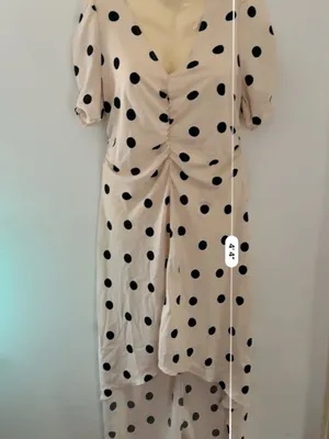 a new day Cream Maxi Dress with Black Polka Dots thumbnail 5