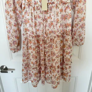 All In Love XL Long Sleeve Tiered Floral Ruffle Dres‎s Cottagecore Whimsigoth thumbnail 8