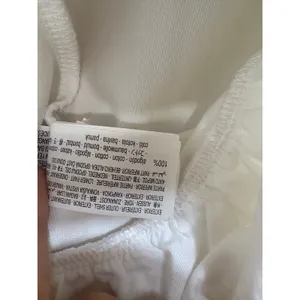 NWT Zara White Bubble Dress Size Small Sleeveless Stretch Drop Waist 4424/151 thumbnail 7
