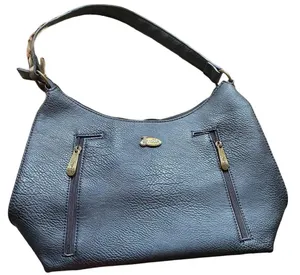 Justin Boots Western Conceal Carry Embroidered Studded Tote Bag Purse Black/Chestnut thumbnail 4