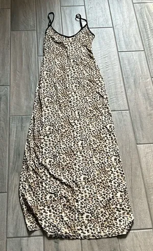 Et clé léopard maxi dress Brown thumbnail 1