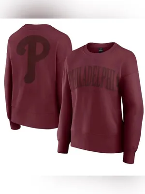 NWT Signature by Fanatics Philadelphia‎ Phillies Cropped Crewneck Sweatshirt XS thumbnail 10