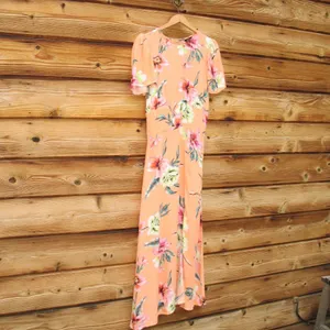 Revolve AFRM Jamie Floral Open Back cut out midi Dress thumbnail 3