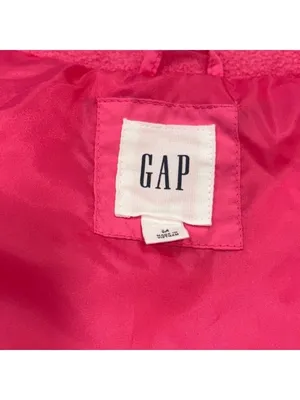 Gap women’s Pink Puffer Vest size M Like New thumbnail 4