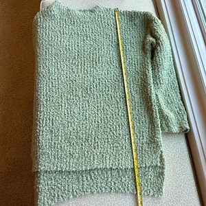 NWOT Green Chunky Knit Mockneck Sweater Size M thumbnail 9