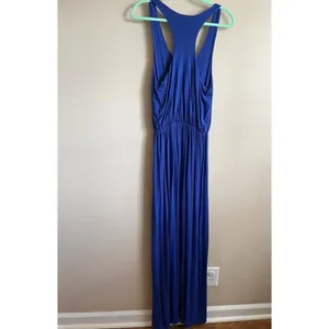 NEW Jolie bright blue‎ maxi dress Sz L women’s thumbnail 2