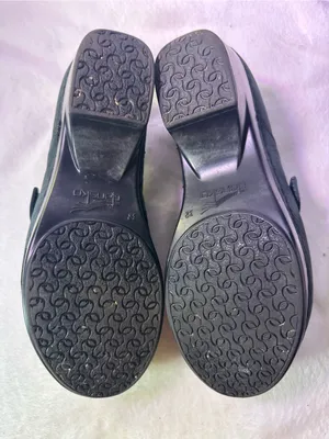 Dansko Black Buckle Clog Flats thumbnail 9